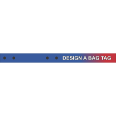 Image for Blue Fade To Red Bag Tag