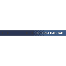Image for Dark Blue To Medium Blue Fade Bag Tag