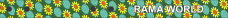 Image for Green Swirl Yellow Flowers Bag Tag