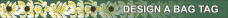 Image for Green with Yellow Plumeria Bag Tag