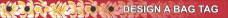 Image for Red with Yellow Plumeria Bag Tag