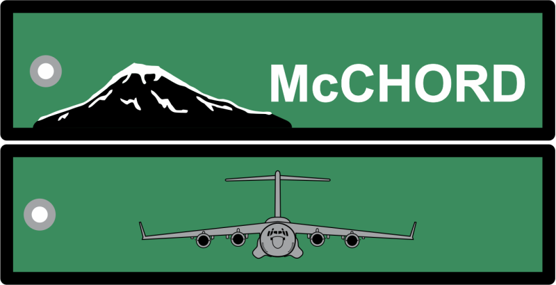 728 AS Green McChord Key Chain