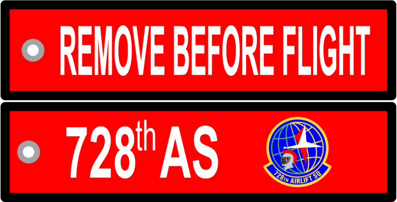 728 AS Full Color Patch Key Chain