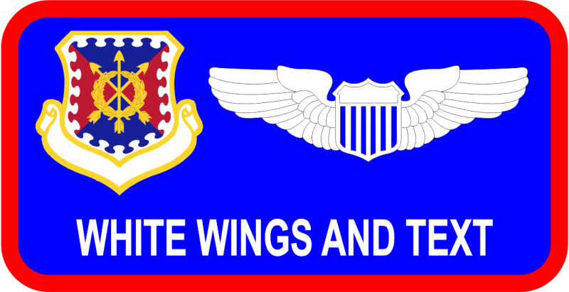 USAF Expeditionary Center Logo Name Tag