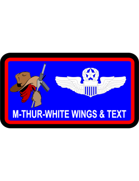 Image for 349 ARS Bandit M-Thur Name Tag