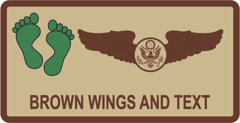 101 RQS New York ANG Desert Name Tag