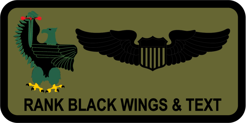 12 SOS Officer Name Tag