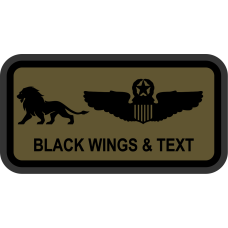 Image for 16 AS OD Green Name Tag