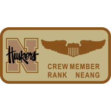 Image for 173 ARS Desert Name Tag Nebraska ANG