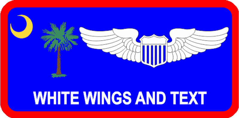 701 AS Palmetto Tree Name Tag