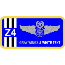Image for 301 AS Z4 Blue Name Tag