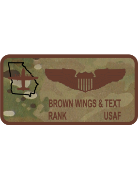 Image for 339 FLTS C-130 ACFT w/ 2 Lines OCP Name Tag