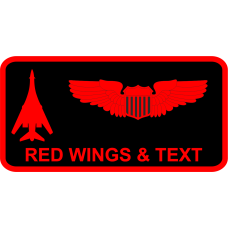 Image for 34 BS Black Name Tag