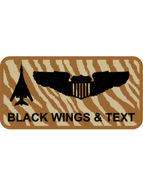 Image for 37 BS Tiger Stripe Name Tag