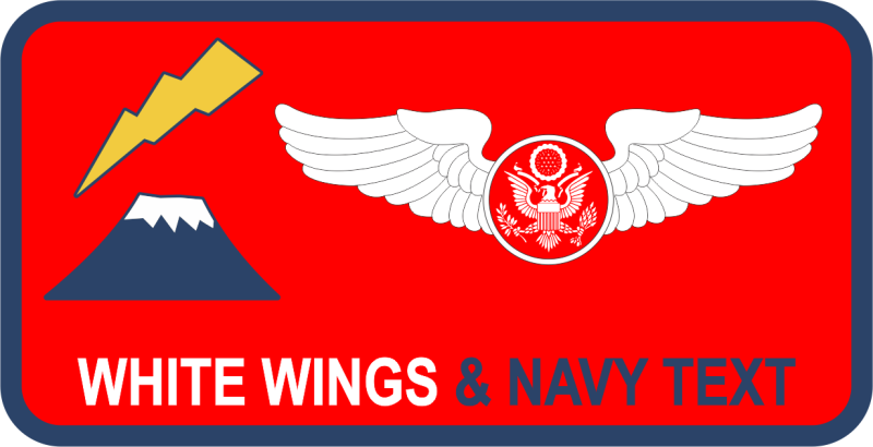 374 OSS Red Name Tag