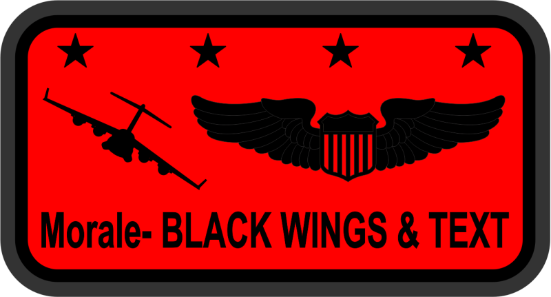 4 AS Morale Name Tag