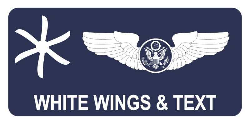 40 AS Navy Prop Name Tag