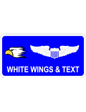 Image for 436 AW Blue Name Tag