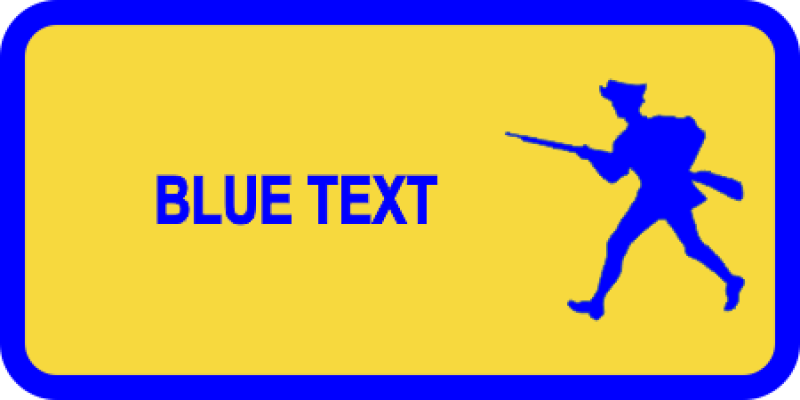 437 OG Civilian Minuteman Name Tag 