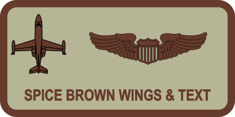 458 AS Desert Name Tag