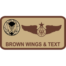 Image for 50 ARS Desert Name Tag