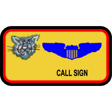 Image for 535 TAS Tiger Head Name Tag