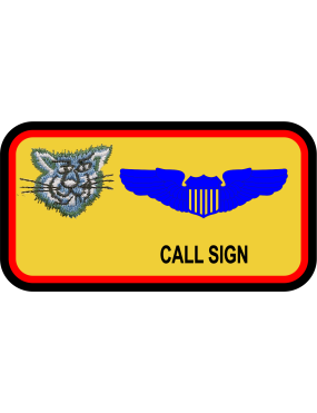 Image for 535 TAS Tiger Head Name Tag