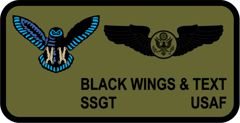 551 SOS Name Tag