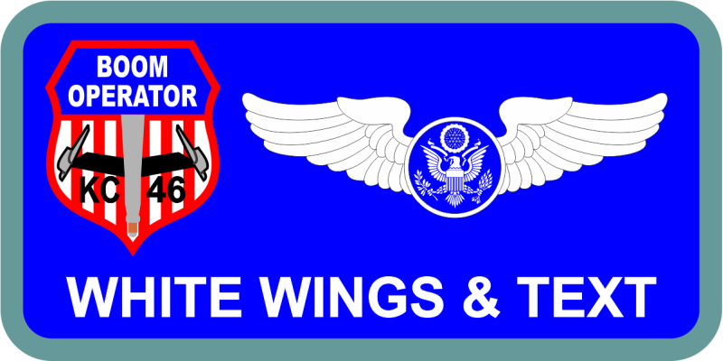 56 ARS Teal Border Name Tag