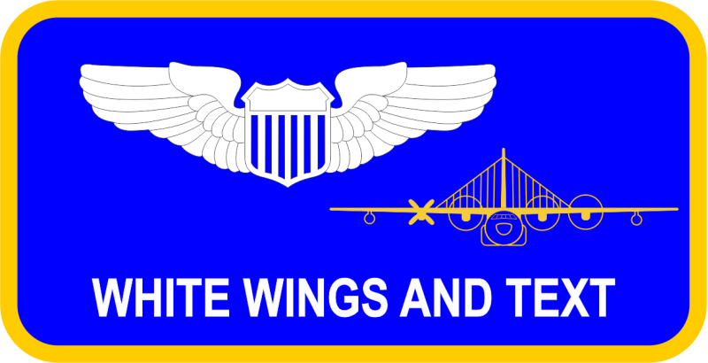 661 AESS Blue Name Tag