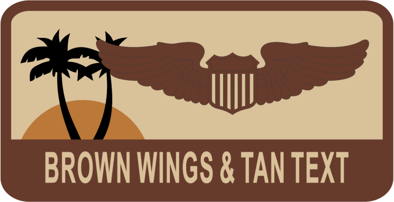 729 AS Desert Name Tag