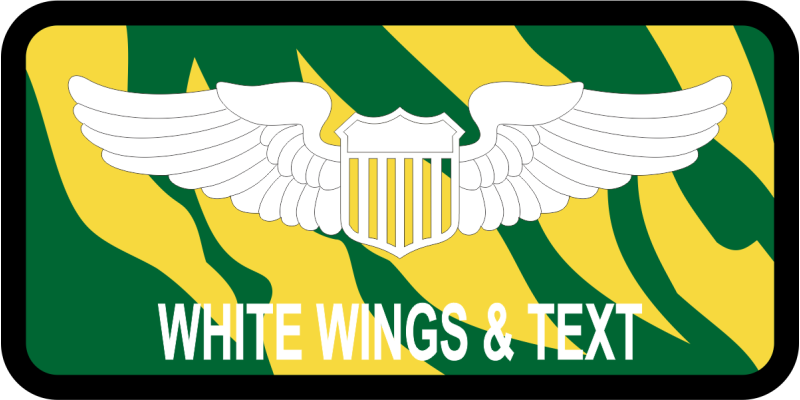 77 ARS Tiger Stripe Name Tag