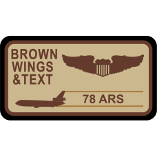 Image for 78 ARS Desert Name Tag