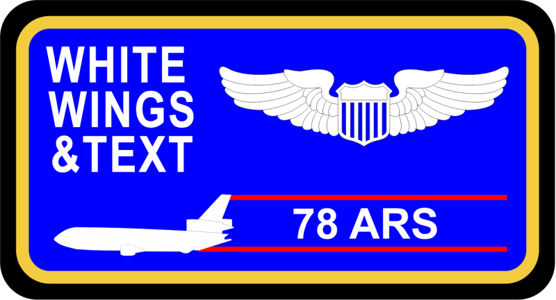 78 ARS Blue Name Tag