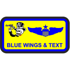 Image for 85 FTS Skull with Top Hat Name Tag