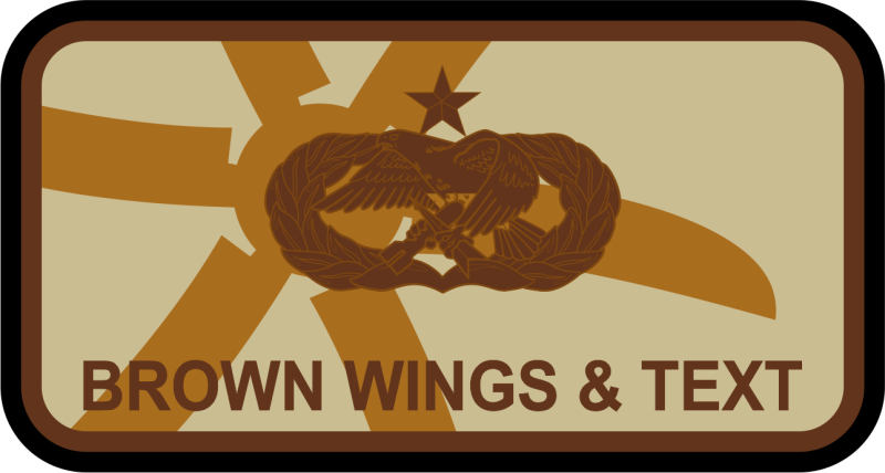 86 AMXS Desert Name Tag