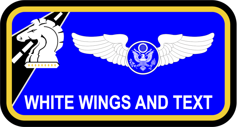 86 OSS Blue Name Tag