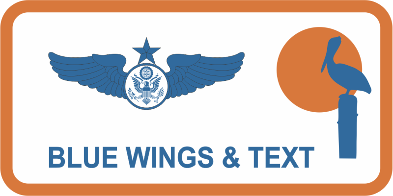 9 AS Pelican Name Tag