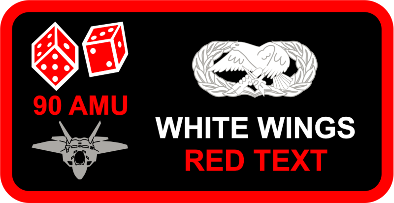 90 AMU Regular Name Tag