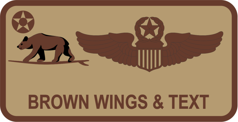 912 ARS Desert Name Tag