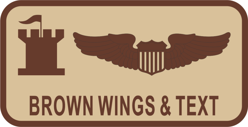 924 ARS Desert Name Tag