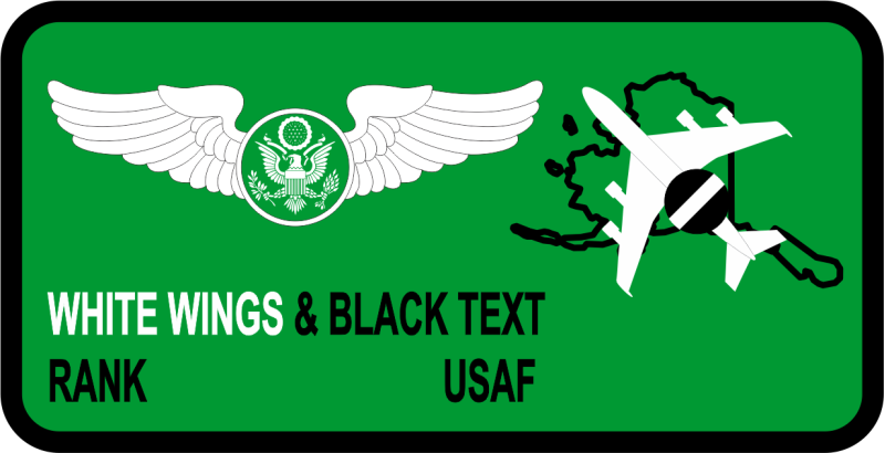 962 AACS Jacket Name Tag