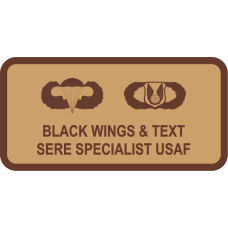 Image for AETC 22 TRS Desert Name Tag