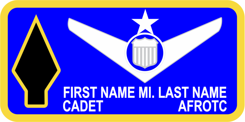 AFROTC Det 643 Name Tag