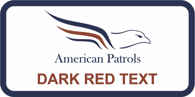 American Patrols Name Tag