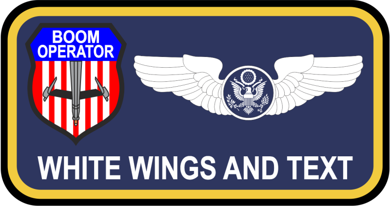 344 TRS Boom Operator Name Tag