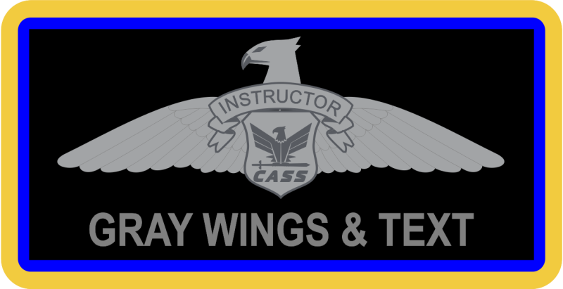 CASS Aero Instructor Name Tag
