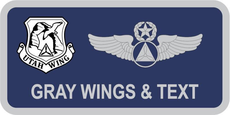 Civil Air Patrol Utah Wing Name Tag
