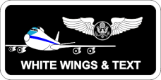 Image for NAOC  Black Name Tag