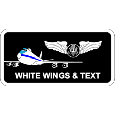 Image for NAOC  Black Name Tag